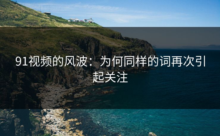91视频的风波：为何同样的词再次引起关注